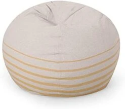 Christopher Knight Home Hudgeons 5 Foot Striped Bean Bag - Natural/Brown Stripes -Songmics Furniture Shop 31QG9FOxbCL. AC