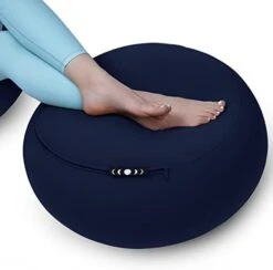 Moon Pod Lunar Lift Footrest For Bean Bag Chair, Navy - The Zero-Gravity Beanbag For Stress, Anxiety, & All Day Deep Relaxation - Ultra Soft & Ergonomic Support For Back & Neck - For The Whole Family -Songmics Furniture Shop 31QSIx3tMTL. AC