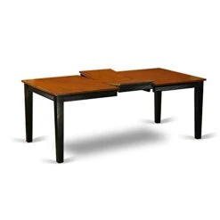 EAST WEST FURNITURE 9 PC Dining Room Set-Dining Table With 8 Wooden Dining Chairs -Songmics Furniture Shop 31QhQJFbiWL