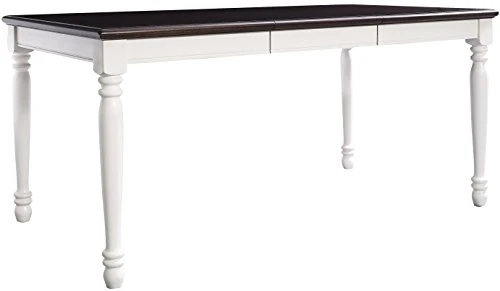 Crosley Furniture Shelby Dining Table, Expandable, Distressed White 1 Crosley Furniture Shelby Dining Table, Expandable, Distressed White