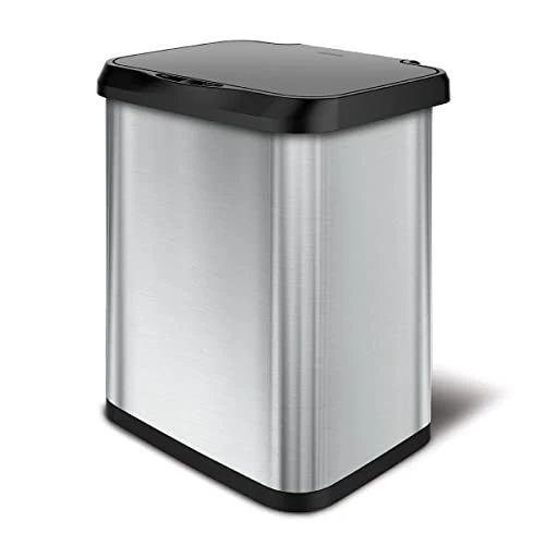 Glad Stainless Steel Step Trash Can With Clorox Odor Protection | Large Metal Kitchen Garbage Bin With Soft Close Lid, Foot Pedal And Waste Bag Roll Holder, 20 Gallon, Stainless 11 Glad Stainless Steel Step Trash Can With Clorox Odor Protection | Large Metal Kitchen Garbage Bin With Soft Close Lid, Foot Pedal And Waste Bag Roll Holder, 20 Gallon, Stainless - Image 11