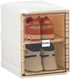 Benitaku Shoe Storage Organizer - Foldable Shoe Storage Cabinet With Doors - Durable And Stable Shoe Storage Boxes - Stackable Shoe Rack Organizer For Home - Easy Installation- 16 Layers -Songmics Furniture Shop 31QzSMtIa8L. AC