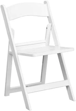Flash Furniture 2 Pack HERCULES Series 1000 Lb. Capacity White Resin Folding Chair With Slatted Seat -Songmics Furniture Shop 31R5WCMO3QL. AC