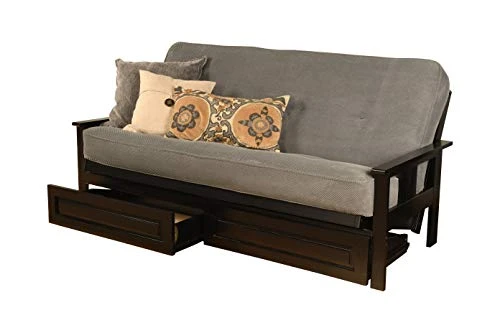 Kodiak Furniture Monterey Futon Set With Storage Drawers, With Black Base And Marmont Thunder Mattress 3 Kodiak Furniture Monterey Futon Set With Storage Drawers, With Black Base And Marmont Thunder Mattress - Image 3