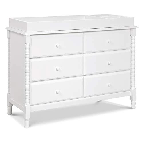 DaVinci Jenny Lind Spindle 6-Drawer Dresser In White 5 DaVinci Jenny Lind Spindle 6-Drawer Dresser In White - Image 5