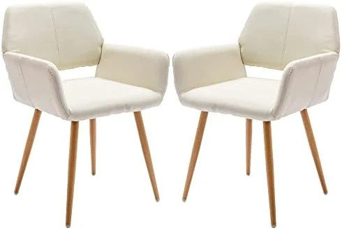 KCC Dining Chair Set Of 2, Upholstered Fabric Desk Chairs Small Armchair, Leisure Modern Living Room Accent Chairs With Metal Tube Legs For Kitchen, Dining Room, Guest Room Bedroom, Black 10 KCC Dining Chair Set Of 2, Upholstered Fabric Desk Chairs Small Armchair, Leisure Modern Living Room Accent Chairs With Metal Tube Legs For Kitchen, Dining Room, Guest Room Bedroom, Black - Image 10