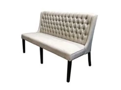 Best Master Furniture Newport Transitional Dining Banquette/Settee, Beige