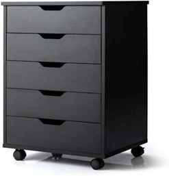 Giantex Drawers Cabinet Mobile Lateral Filing Organizer With 7 Drawers And Wheels Mobile Side Cabinet Chest For Home Office Storage Use 7-Drawer Dresser (19” X 15.5” X 34.5”, White) -Songmics Furniture Shop 31S0lAtOXGL. AC