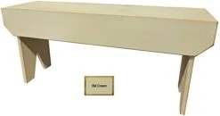 Sawdust City Wooden Bench 3ft Long (Old Black) -Songmics Furniture Shop 31SFQqBuruL. AC