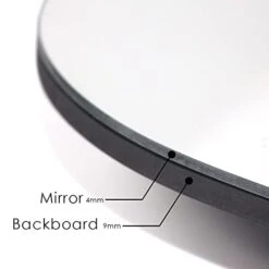 WOODWORTH Irregular Mirror Decor For Living Room Bedroom Entryway, Wall Mounted Frameless 20 X 33 Inch Mirror For Wall Decor (Triangle) -Songmics Furniture Shop 31SRKnkQB1L