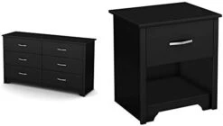 South Shore Fusion 6-Drawer Double Dresser, Gray Oak -Songmics Furniture Shop 31SmRhmOgmL. AC