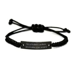 GENERIC Cool Valet Gifts, I'm A Valet (unless You Make Me Angry), Unique Birthday Black Rope Bracelet For Colleagues From Boss, Valet Gift Ideas, Valet Gifts For Him, Valet Gifts For Her, Personalized Valet
