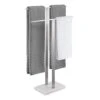 KES Standing Towel Rack 2-Tier Towel Rack Stand With Marble Base For Bathroom Floor SUS 304 Stainless Steel Brushed Finish, BTH217-2…