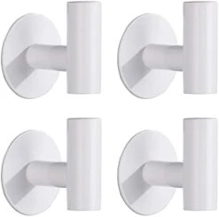 Adhesive Hooks Heavy Duty Wall Hooks Yandls Stainless Steel Waterproof Shower Hooks, Adhesive Holders Coat Hooks For Hanging, Wall Mounted Towel Hooks For Bathroom Kitchen - 2 Pack, Black, -Songmics Furniture Shop 31SzJlnxYEL. AC