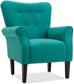 BELLEZE Modern Accent Chair Armchair For Living Room Or Bedroom With Wooden Legs, High Back Rest, Padded Armrest, And Comfortable Cushioned Seat - Allston (Pink) 20 BELLEZE Modern Accent Chair Armchair For Living Room Or Bedroom With Wooden Legs, High Back Rest, Padded Armrest, And Comfortable Cushioned Seat - Allston (Pink) -Songmics Furniture Shop 31TCe455SrL. AC