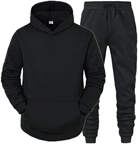 Men's Tracksuit 2 Piece Fall Winter Casual Jogger Sport Gym Pockets Sweatsuit Cozy Long Sleeve Hoodies Sweatpant Set 018 14 Men's Tracksuit 2 Piece Fall Winter Casual Jogger Sport Gym Pockets Sweatsuit Cozy Long Sleeve Hoodies Sweatpant Set 018 - Image 14