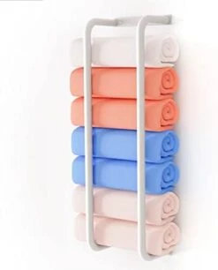 YYP Towel Racks For Bathroom, Towel Rack Wall Mounted, Stainless Steel Towel Holder For Bathroom Wall, Easy To Install Bathroom Towel Storage, Black 13 YYP Towel Racks For Bathroom, Towel Rack Wall Mounted, Stainless Steel Towel Holder For Bathroom Wall, Easy To Install Bathroom Towel Storage, Black -Songmics Furniture Shop 31Tde6L4FL. AC