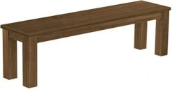 B.R.A.S.I.L.-Möbel TableChamp Bench Rio Solid Pine 63.0 Inch Walnut Light Wood Oiled -Songmics Furniture Shop 31U3p37YAbL. AC 3