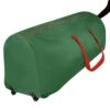 Rolling Tree Storage Bag - Storage For 9-Foot Artificial Christmas Holiday Tree. Zippered Bag, Carry Handles And Wheels For Easy Transport. Protects Against Dust, Insects, And Moisture. (GREEN)