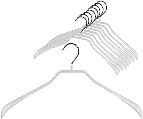 Mawa By Reston Lloyd BodyForm Series Non-Slip Space-Saving Clothes Hanger For Jackets, Suits & Coats, 16-1/2", Style 42/L, Set Of 5, Black 9 Mawa By Reston Lloyd BodyForm Series Non-Slip Space-Saving Clothes Hanger For Jackets, Suits & Coats, 16-1/2", Style 42/L, Set Of 5, Black - Image 9