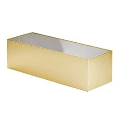 MDesign Steel Floor Stand Toilet Paper Organizer, 4-Roll Tissue Storage Holder Container Bin For Bathroom, Fits Under Sink, Vanity, Shelf, In Cabinet, Or Corner, Metro Collection - Soft Brass 17 MDesign Steel Floor Stand Toilet Paper Organizer, 4-Roll Tissue Storage Holder Container Bin For Bathroom, Fits Under Sink, Vanity, Shelf, In Cabinet, Or Corner, Metro Collection - Soft Brass -Songmics Furniture Shop 31UVMcxuCOL