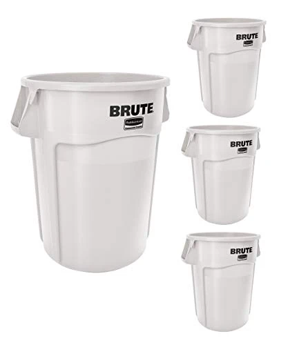 Rubbermaid Commercial Products BRUTE Heavy-Duty Trash/Garbage Can, 44-Gallon, Gray, Wastebasket For Home/Garage/Mall/Office/Stadium/Bathroom, Pack Of 4 6 Rubbermaid Commercial Products BRUTE Heavy-Duty Trash/Garbage Can, 44-Gallon, Gray, Wastebasket For Home/Garage/Mall/Office/Stadium/Bathroom, Pack Of 4 - Image 6