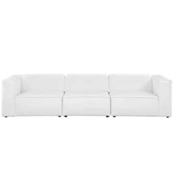 Modway Mingle Contemporary Modern 3-Piece Sectional Sofa Set In White -Songmics Furniture Shop 31UzHamtanL