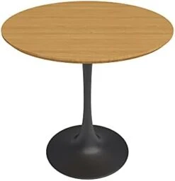 Jamesdar Kurv Kitchen Table, 31.5", White Faux Marble With Black Base -Songmics Furniture Shop 31VWQgtEU1L. AC