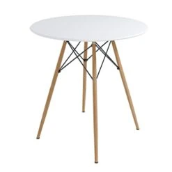 Milliard Kitchen Dining Table – Small, Round, Dining Room Table - For 2 To 4 People