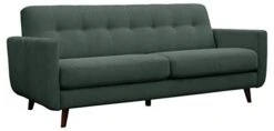 Amazon Brand – Rivet Sloane Mid-Century Modern Sofa Couch, 79.9"W, Emerald Green