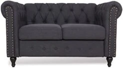 DRNCURN Chesterfield Sofa With Nail-Head For Living Room Office Sofa Set Modern Fabric Sofa Accent Tufted Chairs For Living Room 26 DRNCURN Chesterfield Sofa With Nail-Head For Living Room Office Sofa Set Modern Fabric Sofa Accent Tufted Chairs For Living Room -Songmics Furniture Shop 31VqOWARKkL. AC