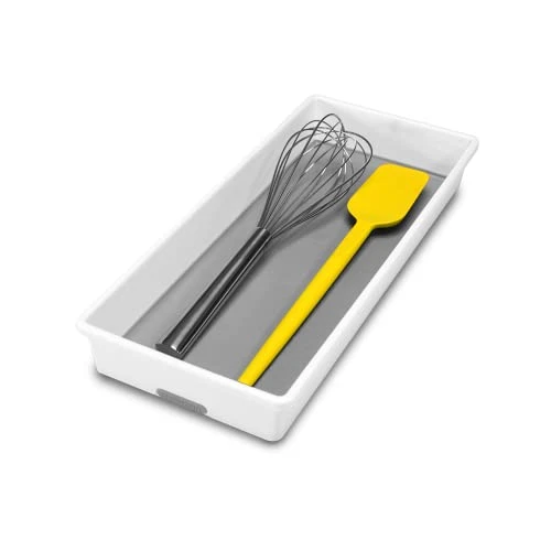 Madesmart Premium Antimicrobial Classic 15 X 6 Bin, Drawer Organizer, Multi-Purpose Home Organization, EPA Certified, White 2 Madesmart Premium Antimicrobial Classic 15 X 6 Bin, Drawer Organizer, Multi-Purpose Home Organization, EPA Certified, White - Image 2