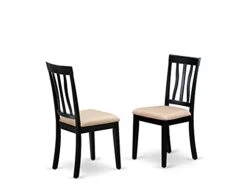 East West Furniture DUAN6-BLK-C Kitchen Set -Songmics Furniture Shop 31Wimw1U4yL 1