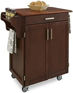 Homestyles Cuisine Kitchen Cart, Off White, Oak Top 24 Homestyles Cuisine Kitchen Cart, Off White, Oak Top -Songmics Furniture Shop 31WnmlM4mnL. AC