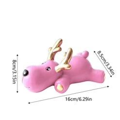 TEEGUI New Creative Homes Resin Decoration Animal Glasses Frame Color Painting Resin Crafts Decoration And Statues (C, One Size) -Songmics Furniture Shop 31X2NB38HFL