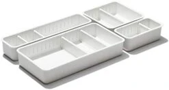 OXO Good Grips 4-Piece Complete Adjustable Drawer Bin Set With Removable Dividers -Songmics Furniture Shop 31XHhaiaOPL. AC