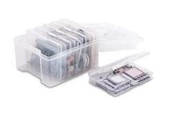 Rayher 39572000 Storage Box With 6 Compartments, 210x185x140mm, Transparent 6 Rayher 39572000 Storage Box With 6 Compartments, 210x185x140mm, Transparent -Songmics Furniture Shop 31XYGCrdI2L