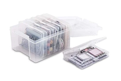 Rayher 39572000 Storage Box With 6 Compartments, 210x185x140mm, Transparent 3 Rayher 39572000 Storage Box With 6 Compartments, 210x185x140mm, Transparent - Image 3
