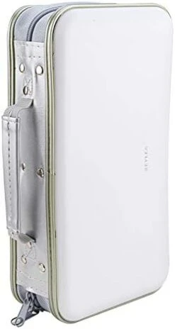 CD DVD Wallet, Wismart 96 Capacity Heavy Duty Sturdy DVD Storage Hard Shell CD Disk Holder DVD Case VCD Wallets Blu-ray Media Case Storage Holder Organizer Wallet,96 Capacity (Black) -Songmics Furniture Shop 31XkcbbyT1L. AC