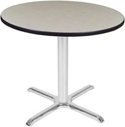 Regency Via Round X-Base Table, 36", Grey/Grey -Songmics Furniture Shop 31Y5g 82jRL. AC