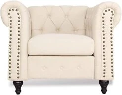 DRNCURN Chesterfield Sofa With Nail-Head For Living Room Office Sofa Set Modern Fabric Sofa Accent Tufted Chairs For Living Room 20 DRNCURN Chesterfield Sofa With Nail-Head For Living Room Office Sofa Set Modern Fabric Sofa Accent Tufted Chairs For Living Room -Songmics Furniture Shop 31YNeXuQ cL. AC