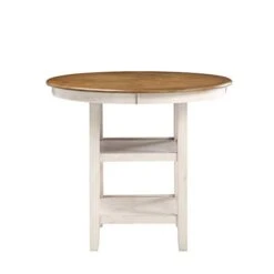 New Classic Furniture Cori 5-Piece Round Counter Dining Set With 1 Dining Table And 4 Chairs, 42-Inch, Bisque -Songmics Furniture Shop 31YeIZZnmFL