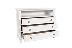 New Classic Furniture Tamarack TV/Media Chest, White -Songmics Furniture Shop 31YmiQlovZL