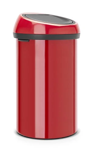 Brabantia 402487 Trash Can With Lid, Passion Red, 13.2 Gal (60 L), Touch Bin 3 Brabantia 402487 Trash Can With Lid, Passion Red, 13.2 Gal (60 L), Touch Bin - Image 3