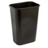 Wastebasket, 10.25 Gallons, 20 1/2in.H X 15 1/2in.W X 11 1/2in.D, Black, WB0196