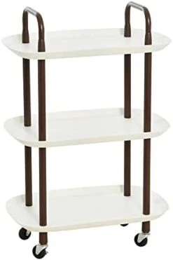 Main + Mesa Modern Plastic And Metal 2-Tier Trolley, Black And Dark Green 17 Main + Mesa Modern Plastic And Metal 2-Tier Trolley, Black And Dark Green -Songmics Furniture Shop 31ZLF4grDL. AC