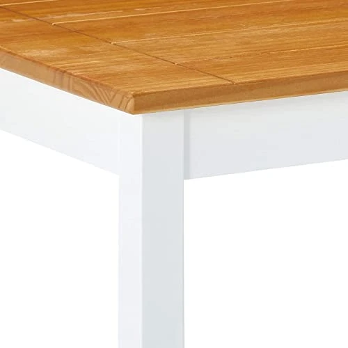 Zinus Becky Farmhouse Square Wood Dining Table 4 Zinus Becky Farmhouse Square Wood Dining Table - Image 4