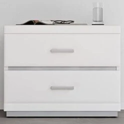 Zuri Modern Henley Accent Chest - Black Leatherette With Six Soft-Close Drawers -Songmics Furniture Shop 31ZqjgM KUL. AC