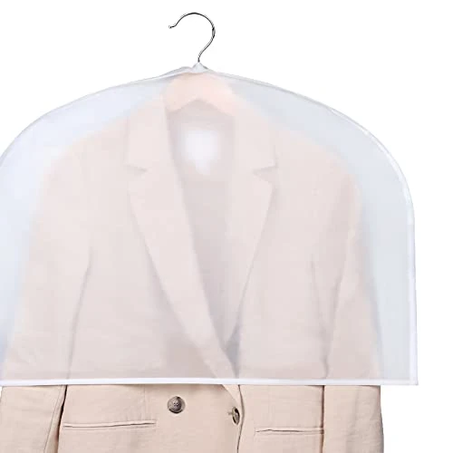 KEEGH Extra Wide Garment Shoulder Covers Bag (Set Of 12) Breathable Hanging Closet Suit Organizer Keep Clothes Shoulder Clean, 2" Gusset Hold More Coats, Jackets, Dress 5 KEEGH Extra Wide Garment Shoulder Covers Bag (Set Of 12) Breathable Hanging Closet Suit Organizer Keep Clothes Shoulder Clean, 2" Gusset Hold More Coats, Jackets, Dress - Image 5
