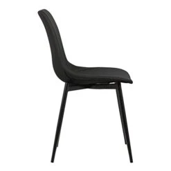 Armen Living Monte Dining Chair In Black Faux Leather And Black Powder Coat Finish,LCMOCHBLACK, Black 12 Armen Living Monte Dining Chair In Black Faux Leather And Black Powder Coat Finish,LCMOCHBLACK, Black -Songmics Furniture Shop 31a69dRD40L